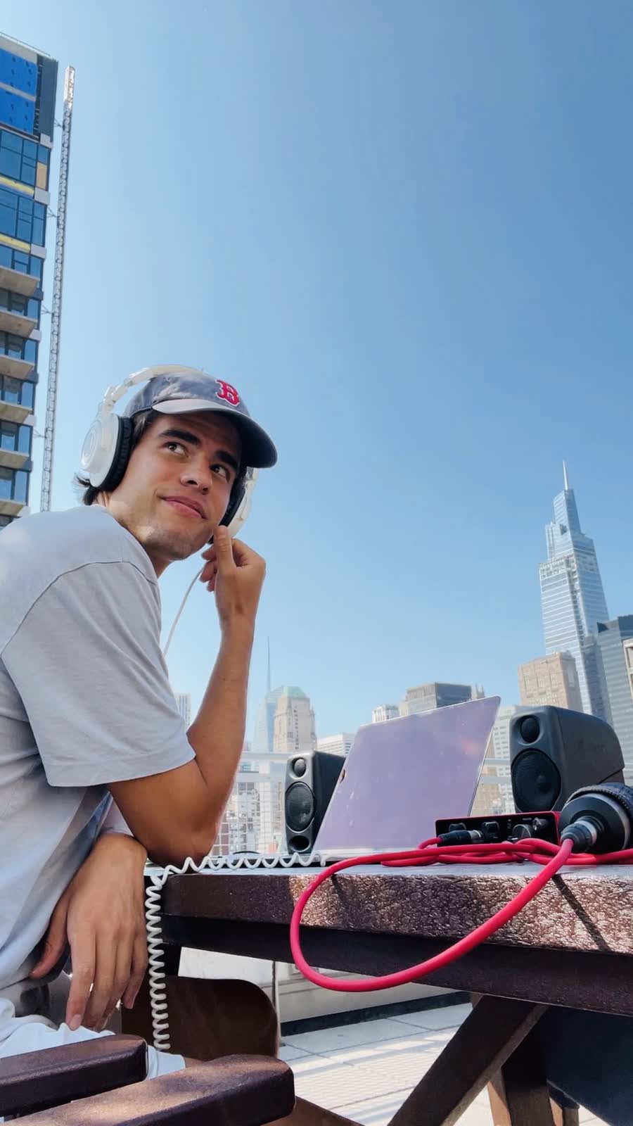 Damian Rodriguez — at the decks, rooftop