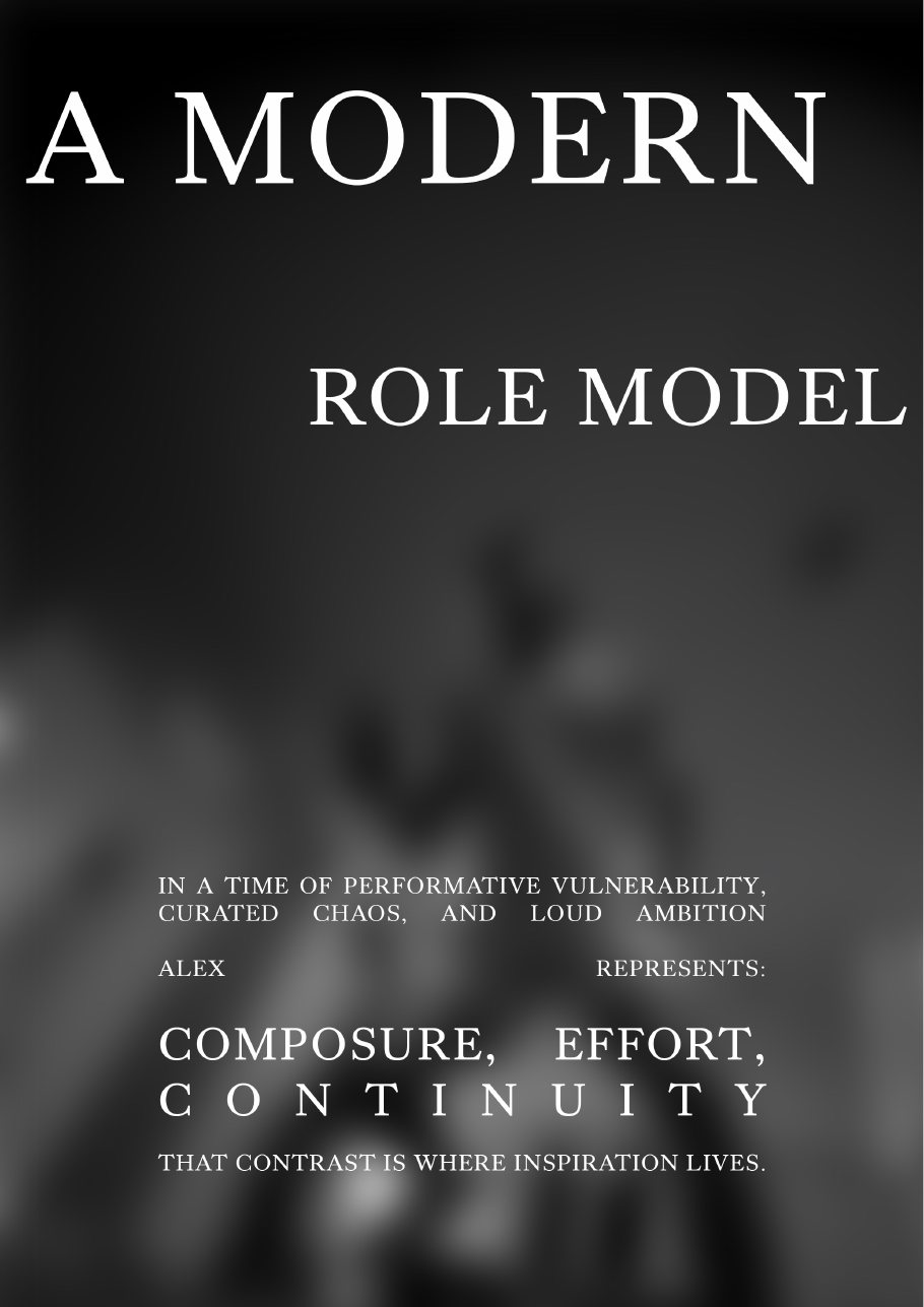 A modern role model — composure, effort, continuity