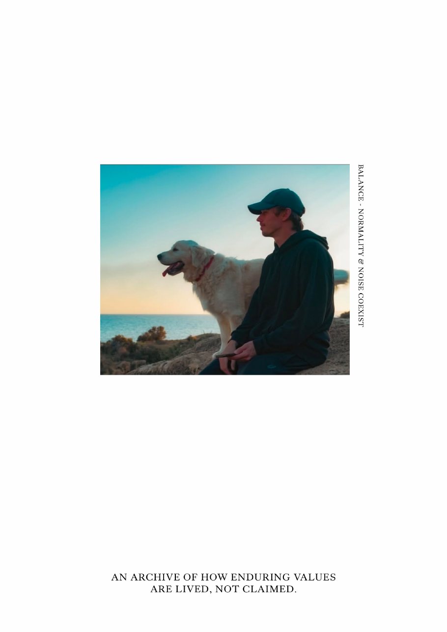 Balance — normality and noise coexist